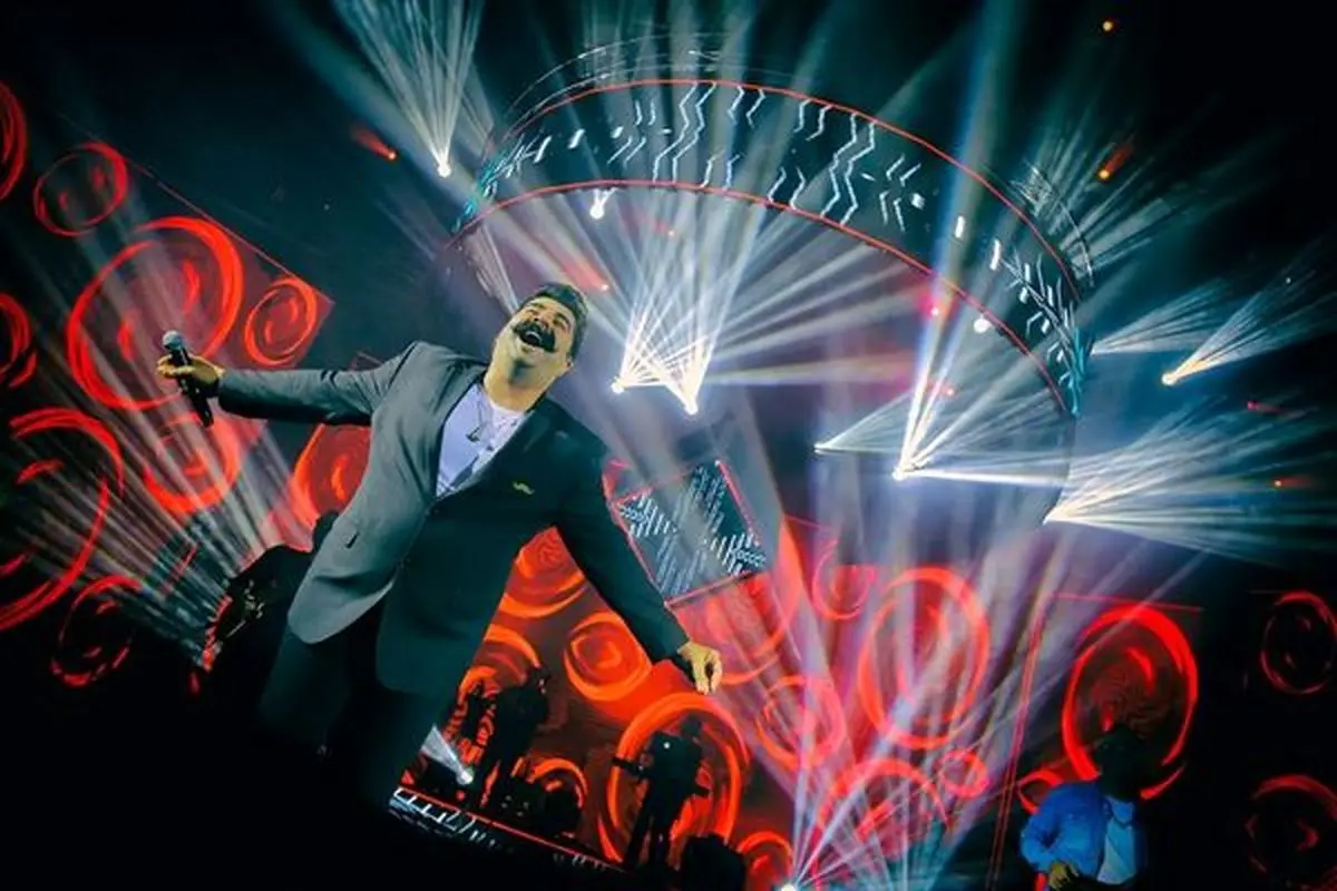 شادی و خوشحالی بهنام بانی در کنسرت + عکس