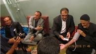 حضور وزیر بهداشت در منزل ابوی حاج قاسم+ تصاویر