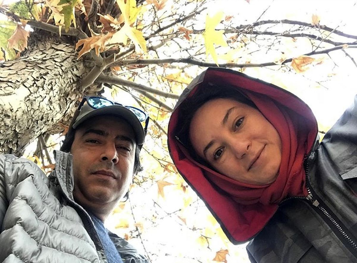 سلفی پاییزی نیما فلاح و‌همسرش + عکس
