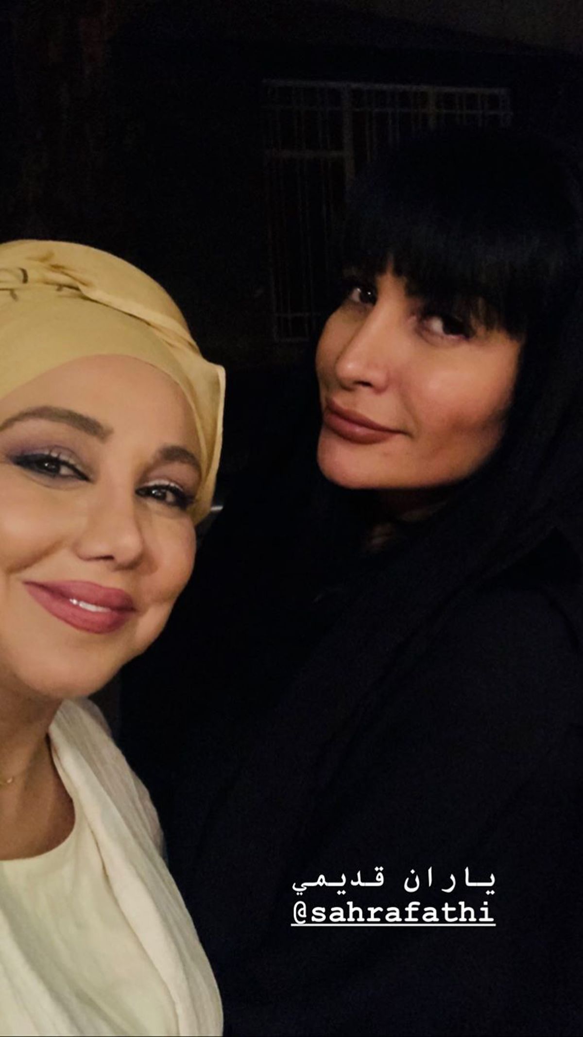 سلفی بهنوش بختیاری با دوستش + عکس