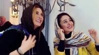 شادی فریبا نادری و الناز حبیبی در یک رستوران + عکس