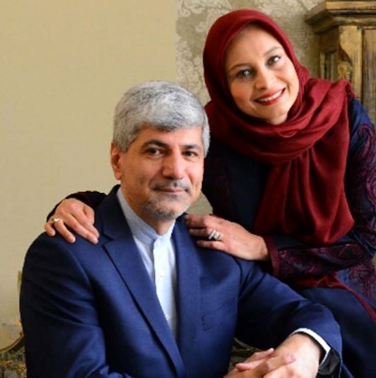 مریم کاویانی و همسر سیاسی اش+عکس