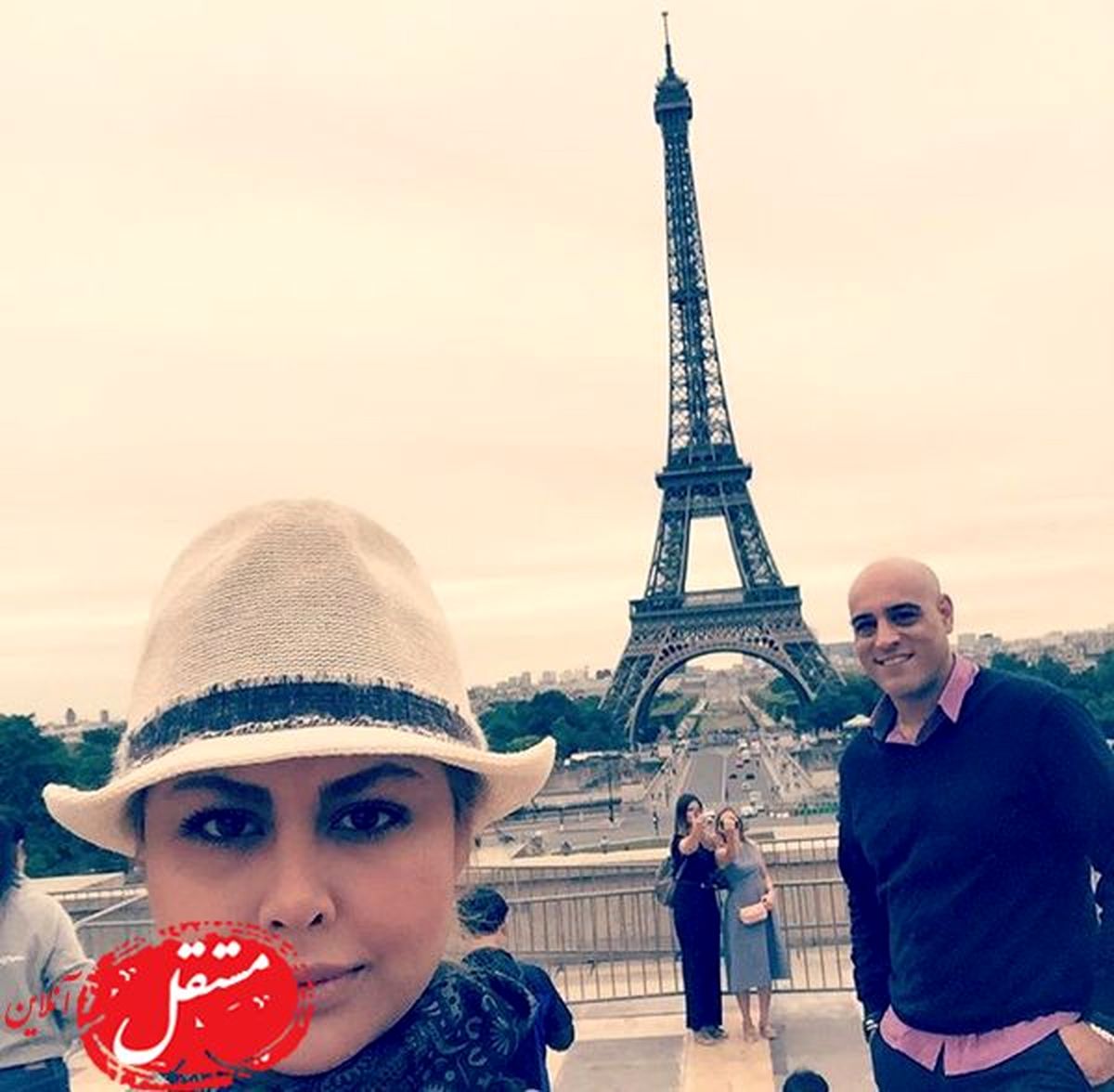 مسافرت پسر و عروس داریوش ارجمند به پاریس+عکس