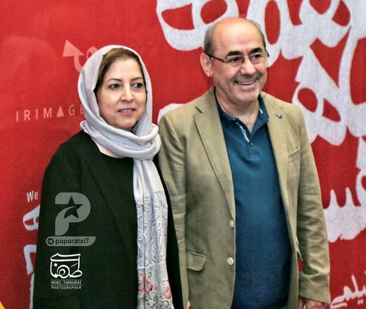 عکس کمال تبریزی و همسرش