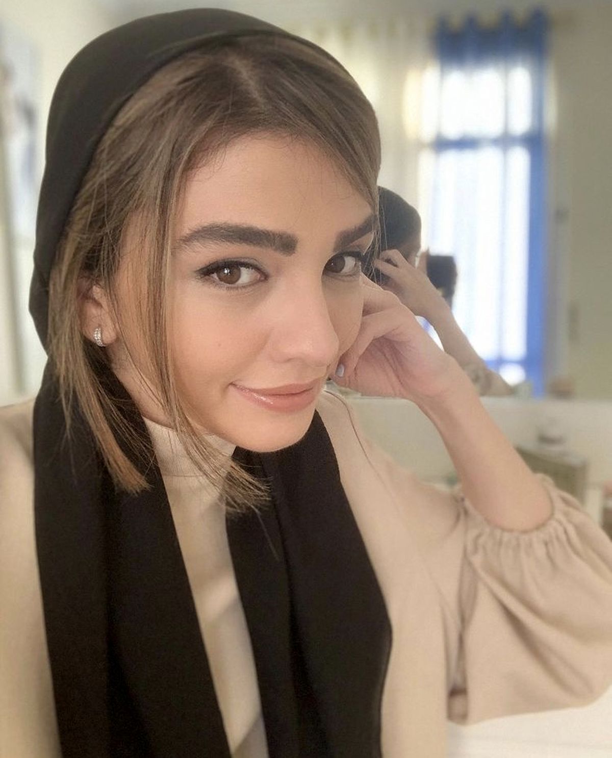 سیما خضرآبادی با ظاهری ساده + عکس