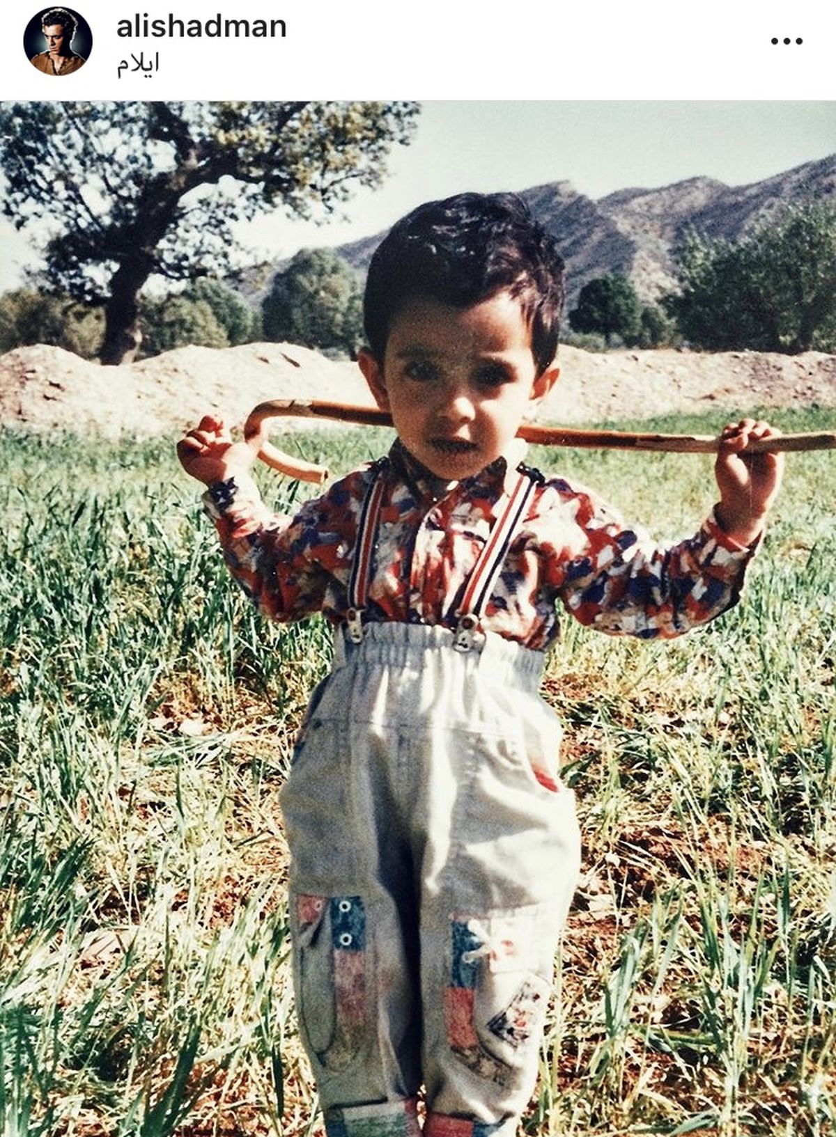 کودکی علی شادمان + عکس
