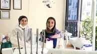 عروس جوان خانم بازیگر در مطب دندانپزشکی + عکس