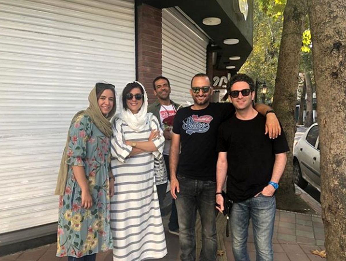 گردش سارا بهرامی و دوستان در رشت+عکس