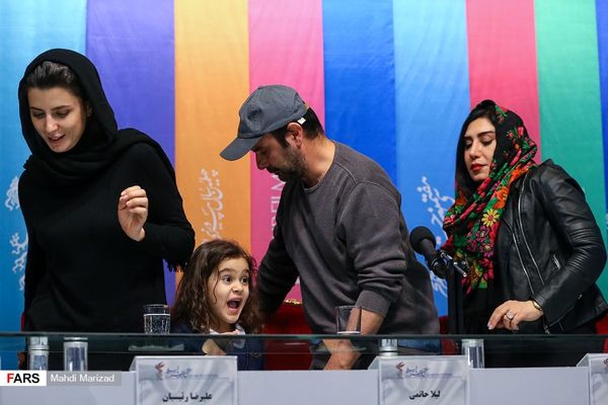 تذکر علی مصفا به فرزندش در جشنواره فجر+عکس