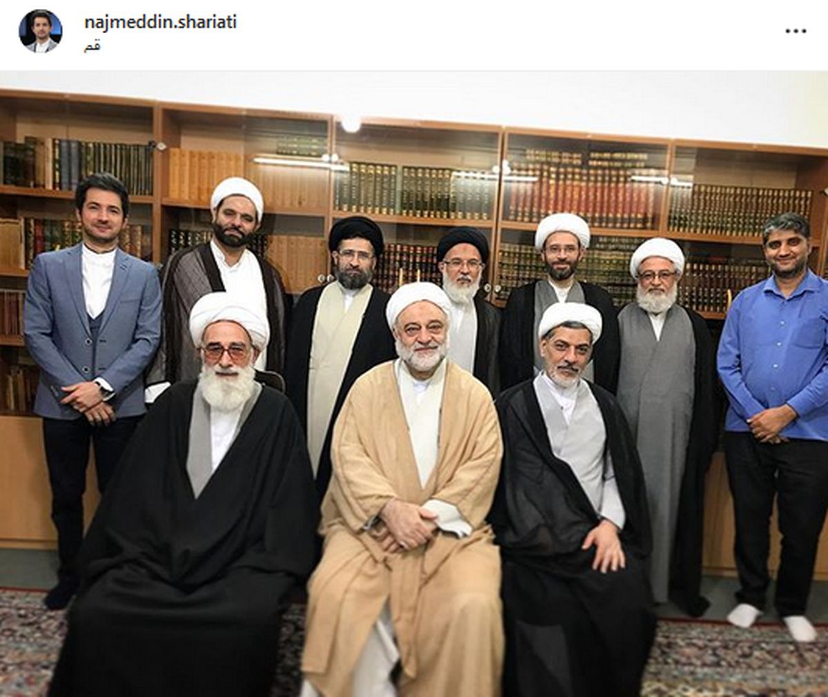 جمع همه سمت خدایی ها با مجری معروف شبکه سه+عکس
