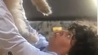 پسر شقایق دهقان با گربه مثل پلنگش!