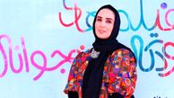 عکسی زیبا از سوگل طهماسبی با لباس زنانه جذاب و خوش رنگ