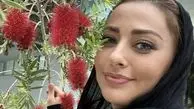سلفی نفیسه روشن با گلهایی عجیب + عکس