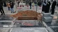 خانه ابدی مرحوم علی انصاریان + عکس