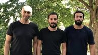 نوید محمدزاده در کنار دوستانش + عکس