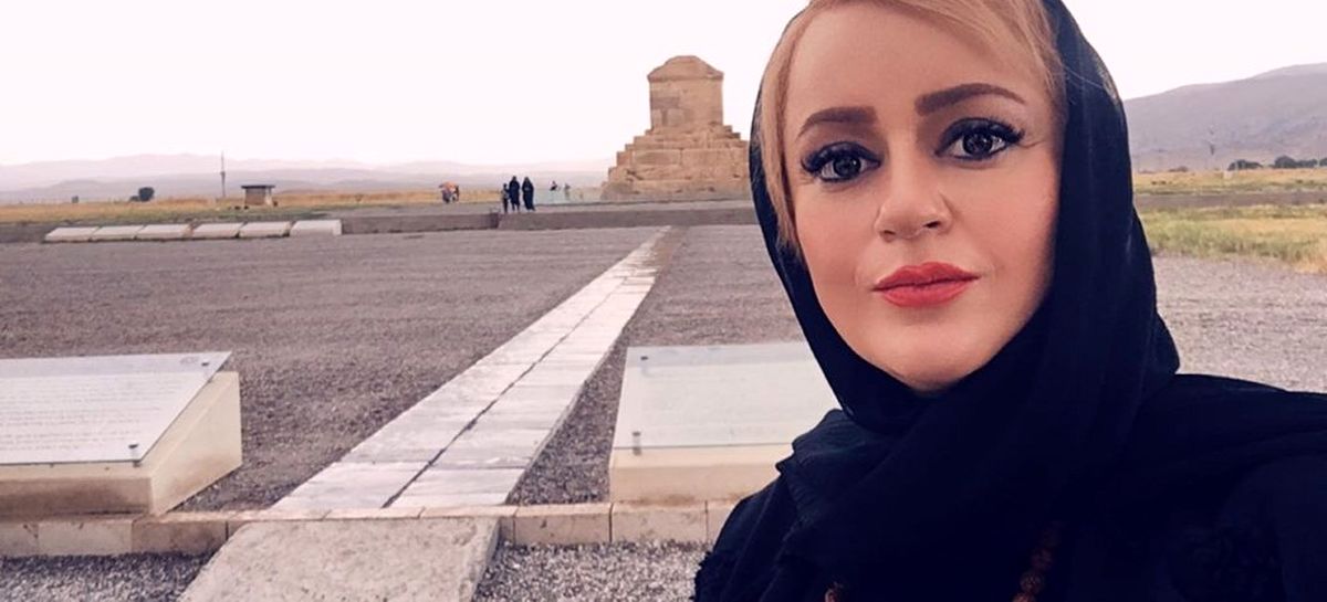 حس و حال نعیمه نظام دوست در پاسارگاد کوروش+عکس
