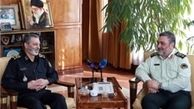 فرمانده نیروی انتظامی با فرمانده کل ارتش دیدار کرد