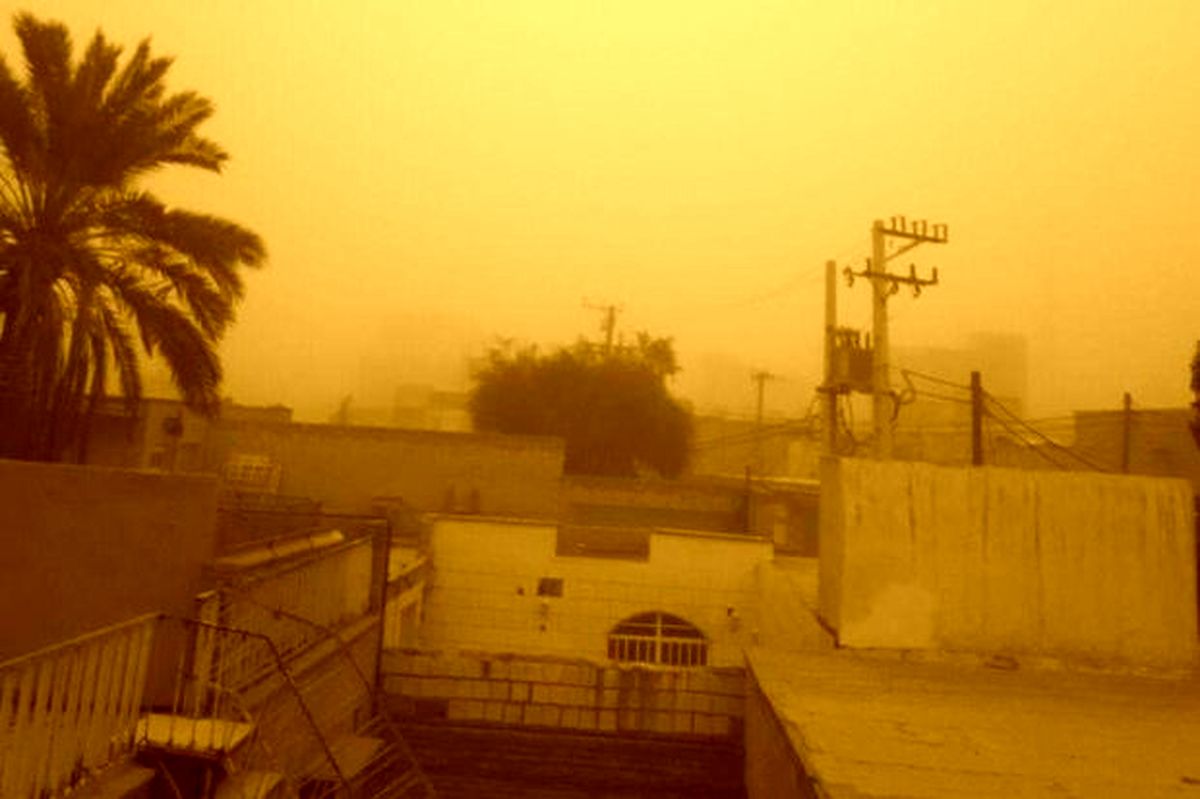 هجوم دوباره گردوغبار به خوزستان و بوشهر