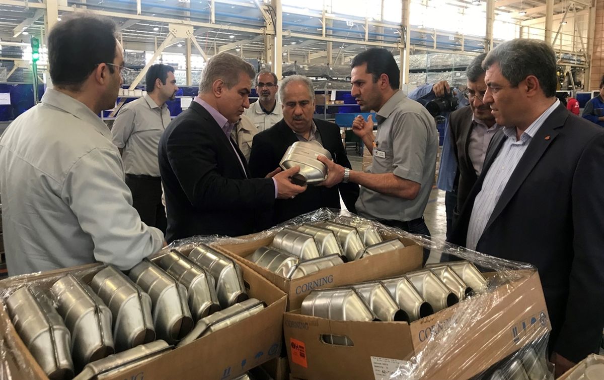 بازدید مدیرعامل گروه سایپا از شرکت ایران دلکو