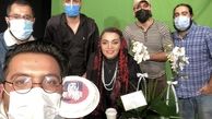 الهام پاوه نژاد در جمع عوامل نمایشش + عکس