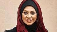 نسرین مقانلو در اتاق گریم سریال «دل»
