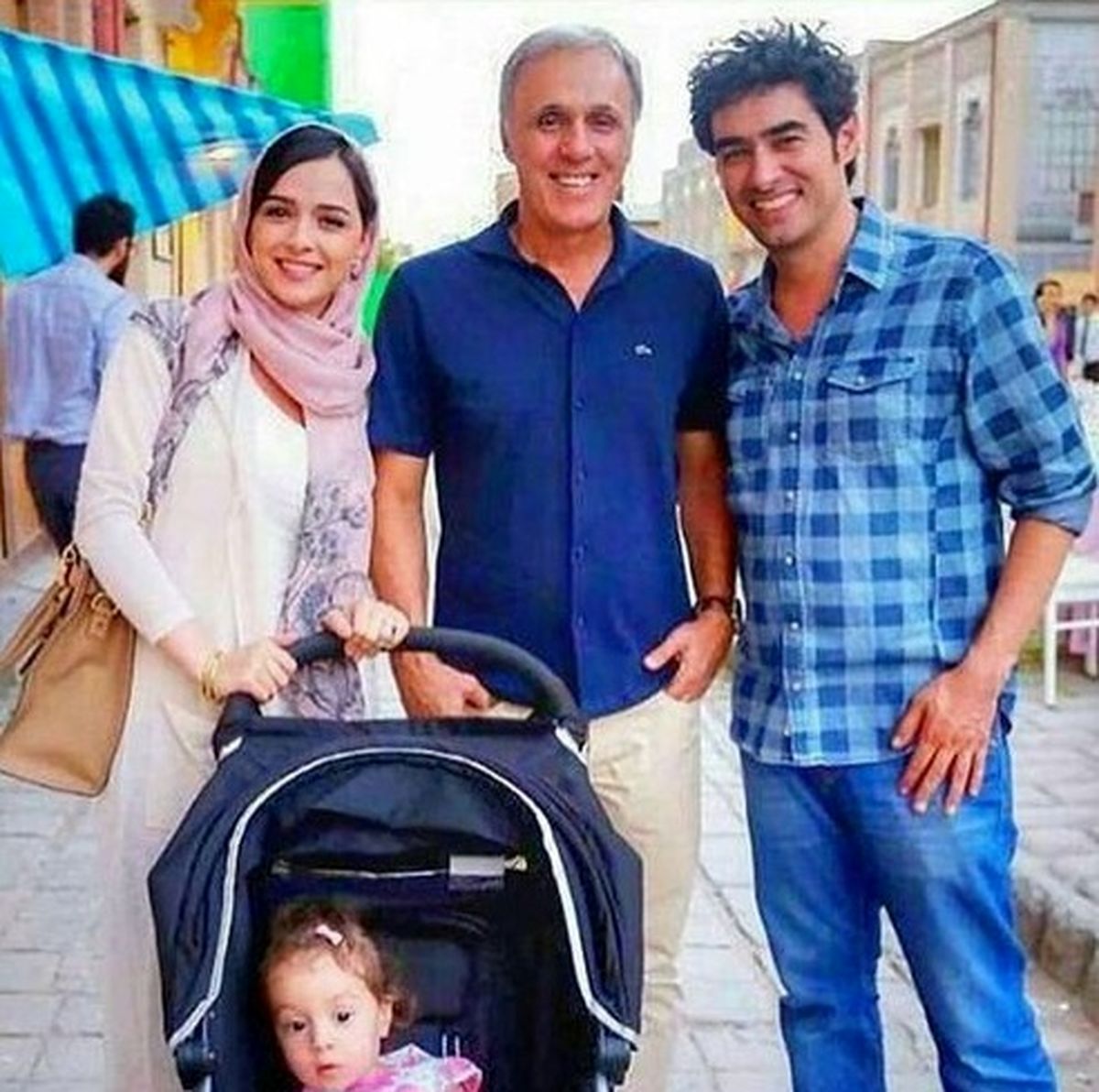 دیدار خانوادگی ترانه علیدوستی با شهاب حسینی+عکس