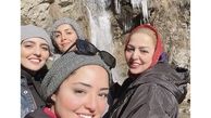 ستایش خانم چه کوهنوردی میکنه + عکس