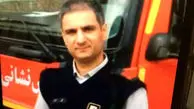 پیکر  آتش نشان شهید در تهران تشییع شد