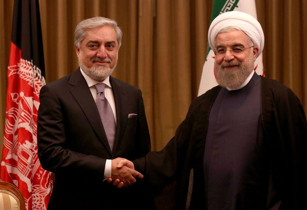 دیدار حسن روحانی با رئیس هیات اجرایی دولت افغانستان 