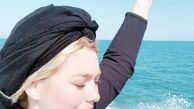 سحر قریشی کنار دریا + عکس