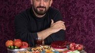 میز یلدایی کوروش معصومی + عکس