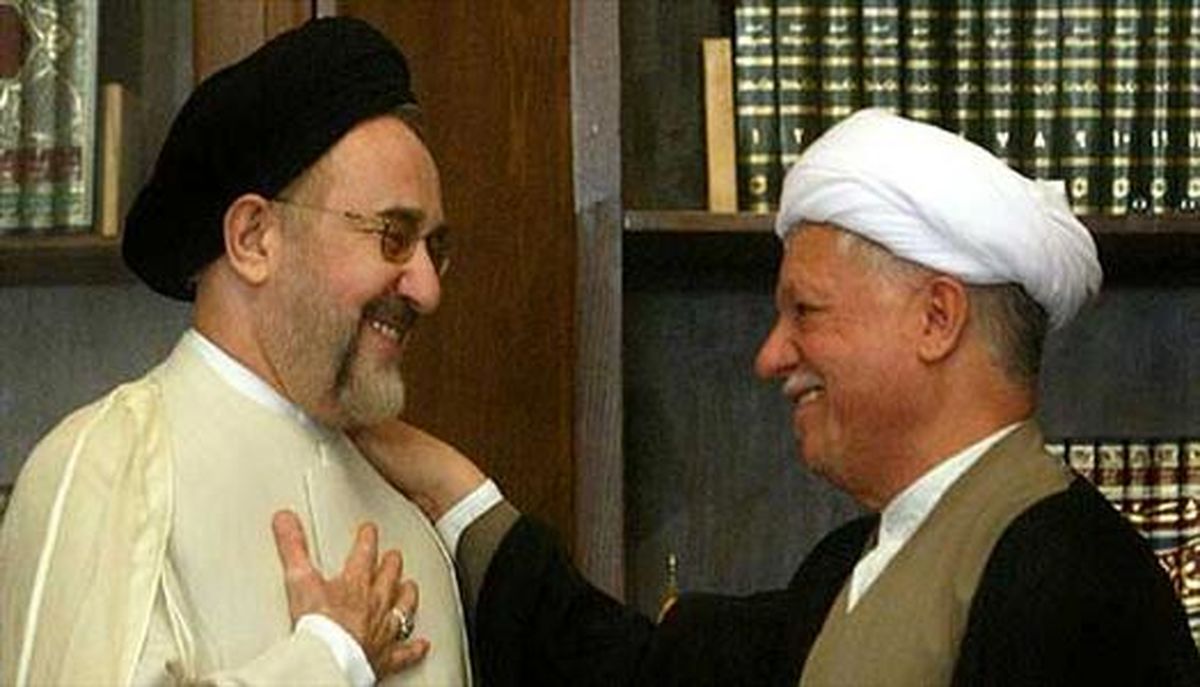 هاشمی رفسنجانی و محمد خاتمی فامیل شدند+تصاویر