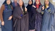 ژاله صامتی در جمع بانوان زیرخاکی + عکس