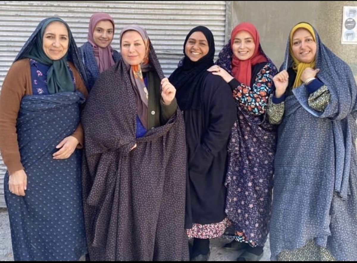 ژاله صامتی در جمع بانوان زیرخاکی + عکس