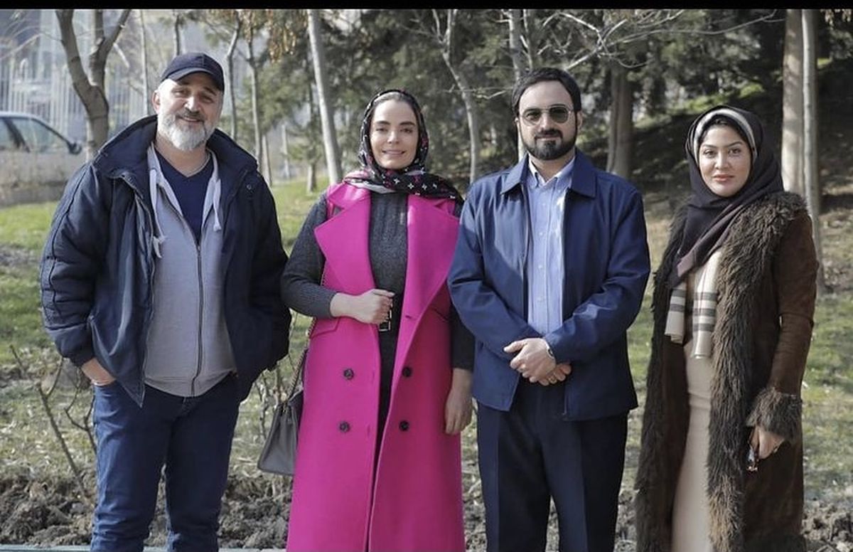 سپیده خداوردی و همکاران سریال جدیدش + عکس
