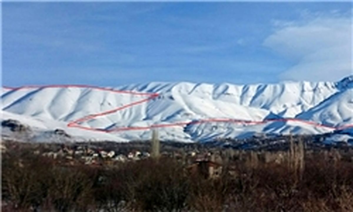 بارش برف ارتفاعات کلاردشت را سفیدپوش کرد