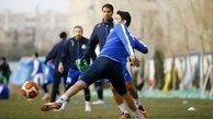 بازیکن جدید استقلال با لباس پرسپولیس به تمرین رفت!