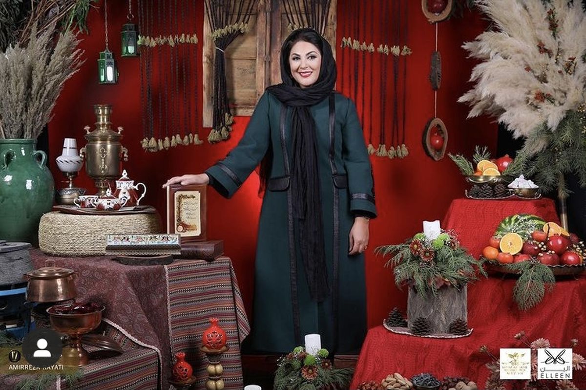 عکس یلدایی لاله اسکندری