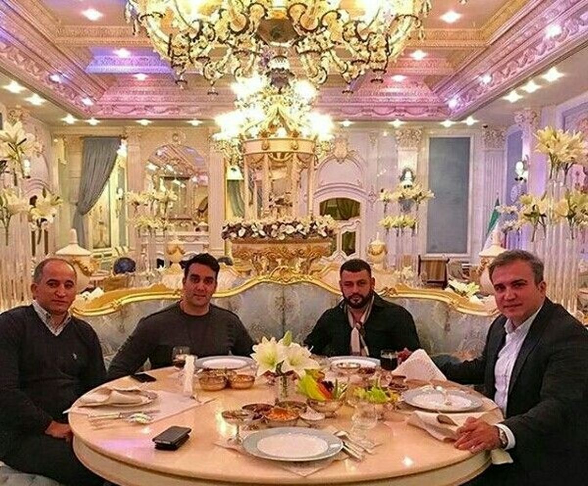 پوریا پورسرخ در رستوران خیلی لوکس+عکس