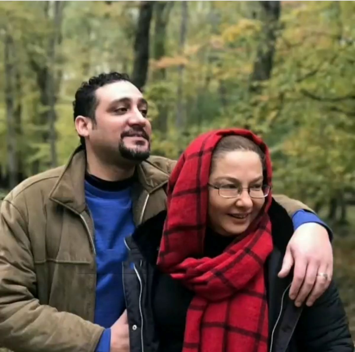 لاله صبوری و همسرش+عکس 