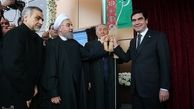 افتتاح نمایشگاه و نشست خبری رؤسای جمهور ایران، قزاقستان و ترکمنستان
