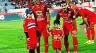  پسر خبرنگار ورزشی مرحوم در بازی پرسپولیس+عکس