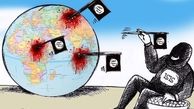 جنگ افروزی داعش در جهان/کاریکاتور
