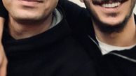علی شادمان و دوستش + عکس