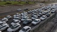 ترافیک در محور کرج-چالوس سنگین است