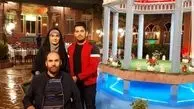 مژده خنجری و همسرش در رستورانی شبیه حافظیه+عکس