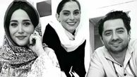 بهرام رادان، غزل شاکری و پریناز ایزدیار در پشت صحنه سریال توقیف شده «جیران»