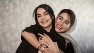 چهره خندان‌ مهدیه ‌نساج و دوستش‌+ عکس