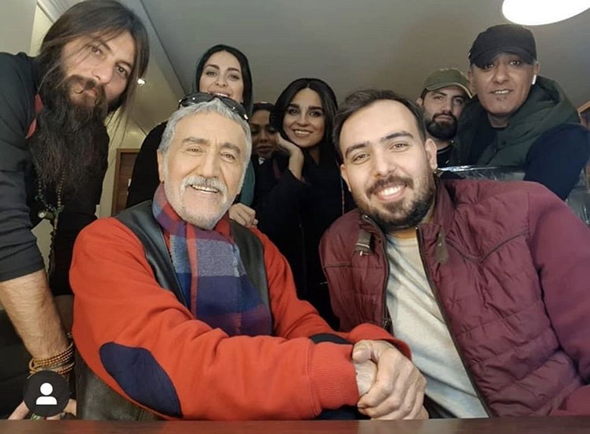 پشت صحنه کار جدید رضا توکلی + عکس