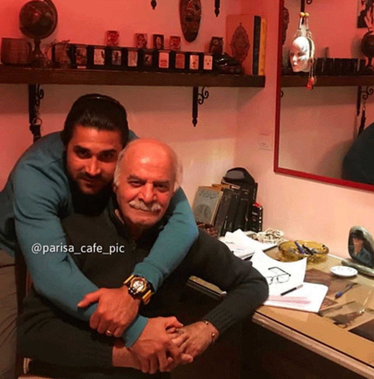 سلفی دیدنی سیروس گرجستانی و پسرش+عکس